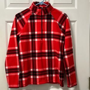 Eddie Bauer Long Sleeve,Half Zip , Fleece Top Size Small